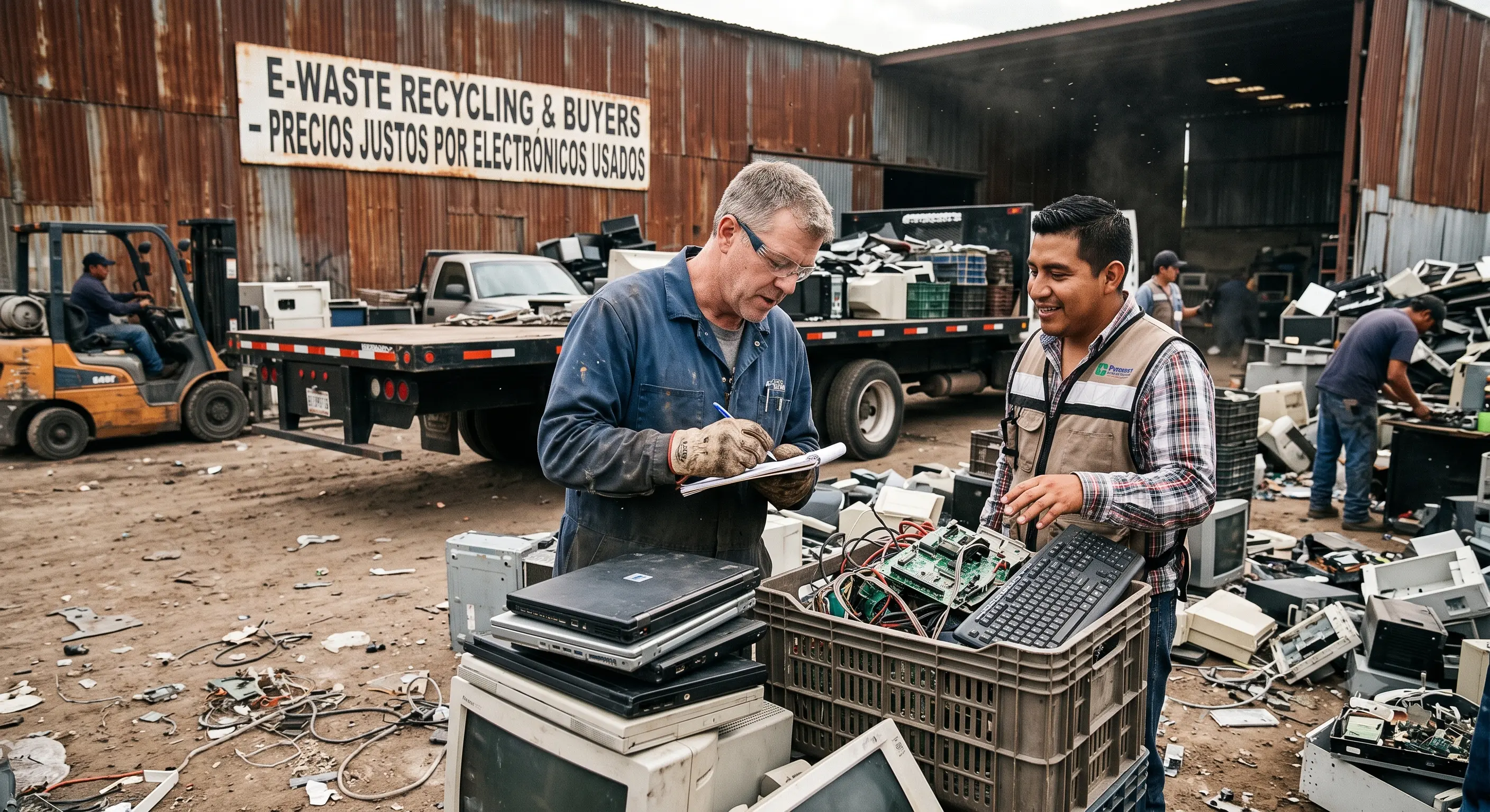 Old laptops, monitors and electronic appliances collected as e-waste